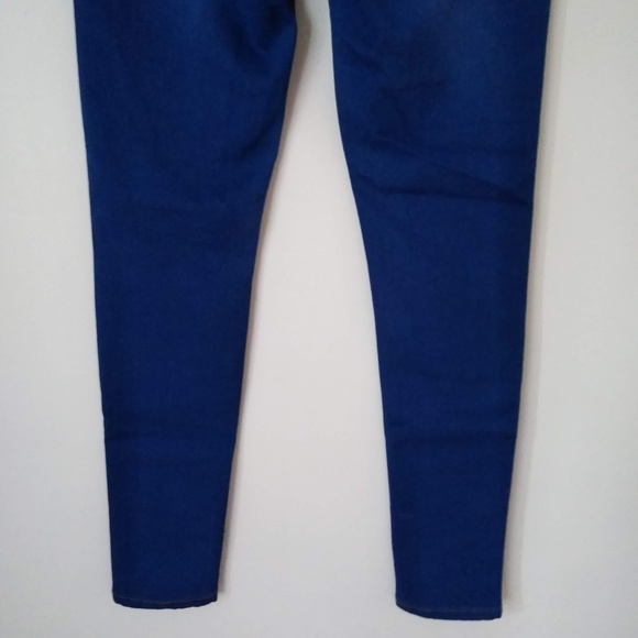 💥 T&Y Fashion Button Fly Skinny Blue Jeans - Picture 8 of 8